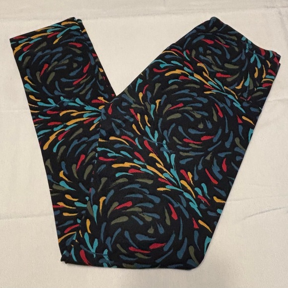 Slim-station by Multiples Colorful Patterned‎ Leggings - Picture 1 of 4